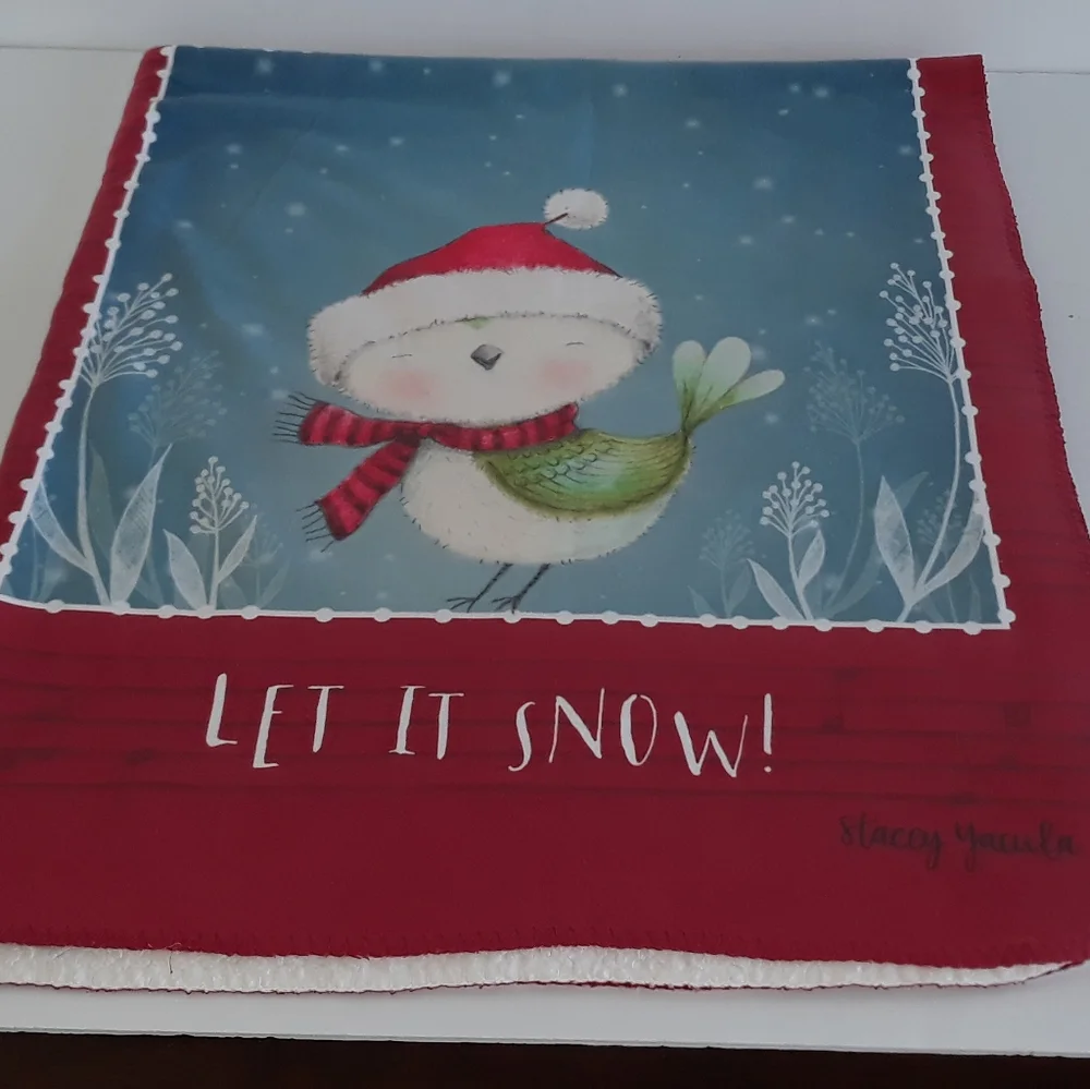 Joy to the World Sherpa Throw 50x60